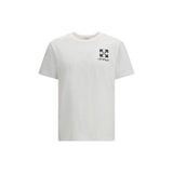 Off-White Small Arrow Logo White Cotton T-Shirt
