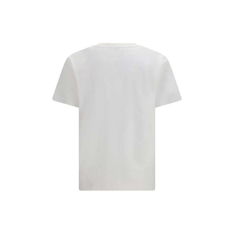 Off-White Small Arrow Logo White Cotton T-Shirt