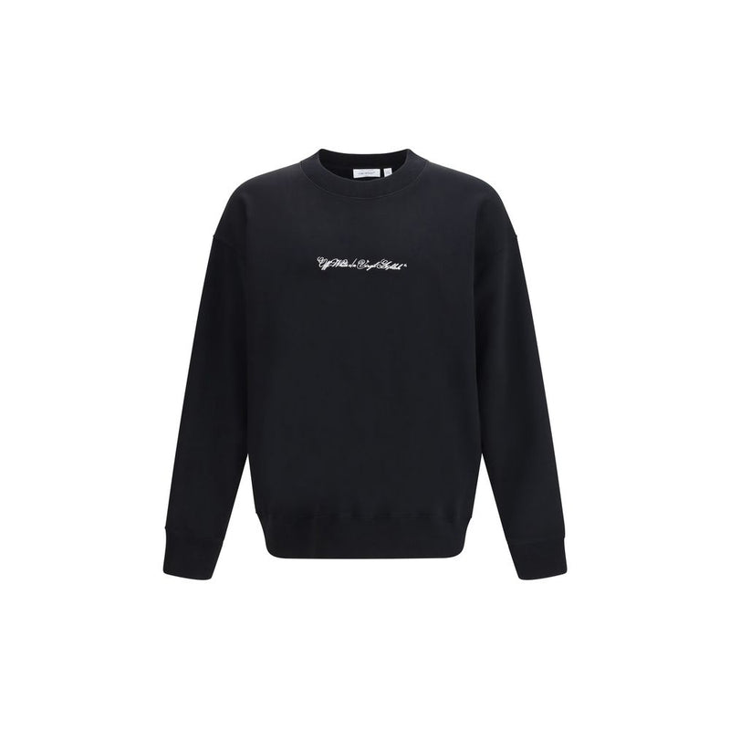 Off-White Zwarte Katoenen Sweatshirt