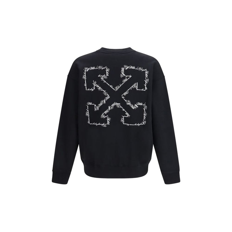 Off-White Zwarte Katoenen Sweatshirt
