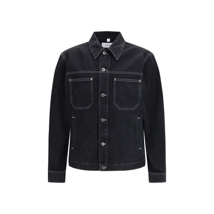 Off-White Zwart Katoenen Denim Jack