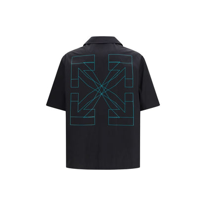 Off-White Black Cotton Shortsleeve Shirt