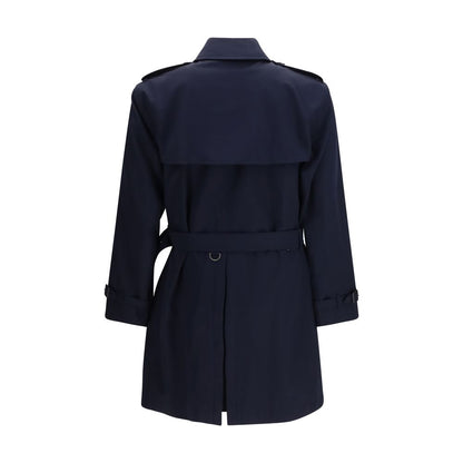 Trench-coat Burberry en coton bleu