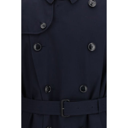 Trench-coat Burberry en coton bleu