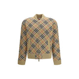 Bomber en laine beige Burberry