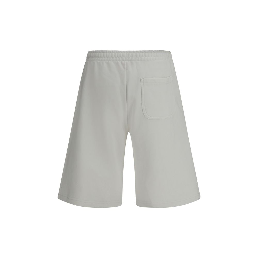 Diesel P-Crow-Div White Cotton Bermuda Shorts for Men