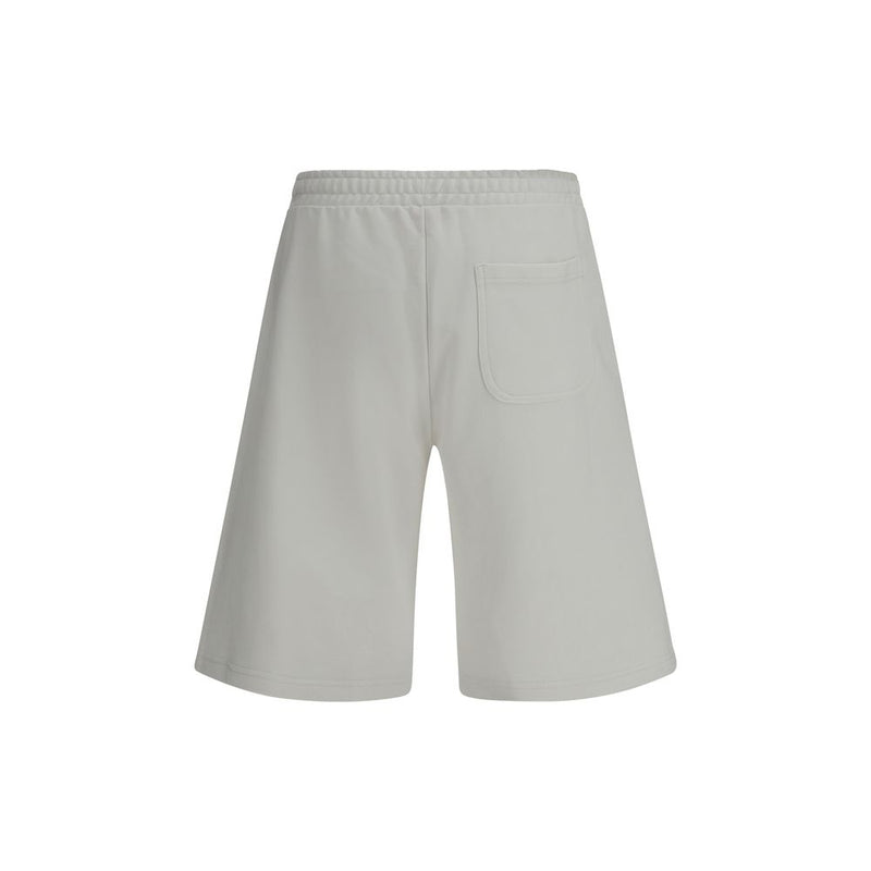 Diesel P-Crow-Div White Cotton Bermuda Shorts for Men