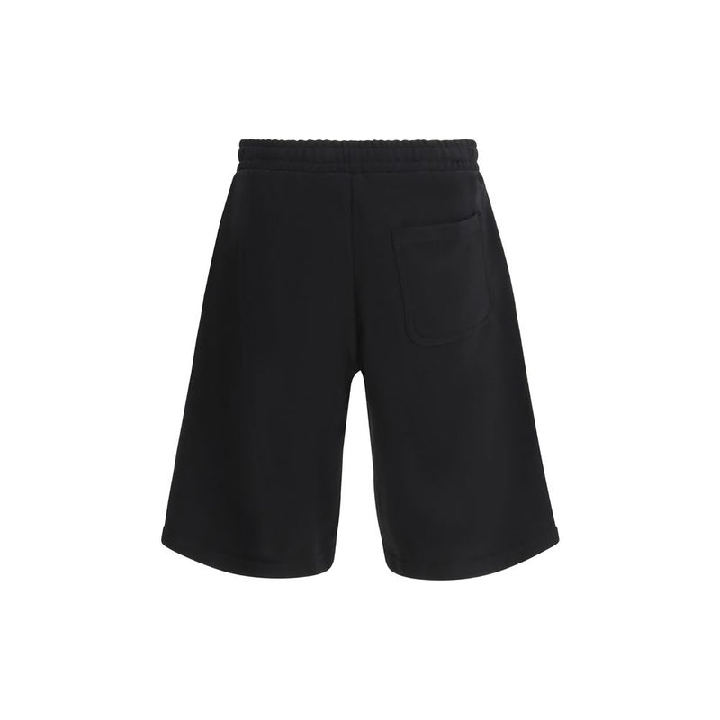 Diesel Zwarte Katoenen Bermudashort
