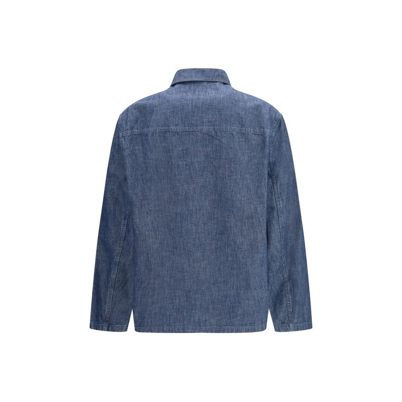 Veste en jean en coton bleu Jil Sander