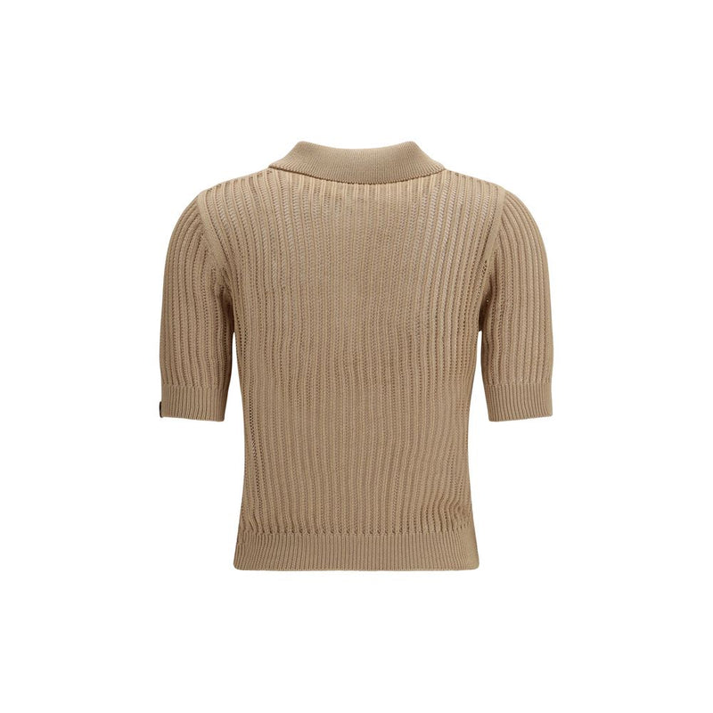 Jacob Cohen Beige Cotton Polo Shirt - Elegant Summer Wear