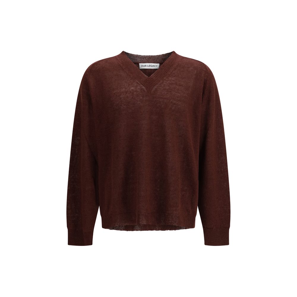 Onze Legacy Bordeaux Linnen Sweatshirt
