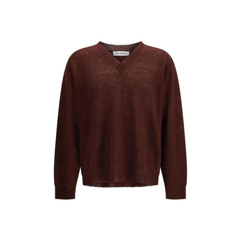 Onze Legacy Bordeaux Linnen Sweatshirt