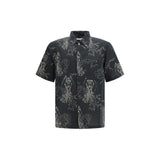 Our Legacy Gray Cotton Pattern Shirt - SS26