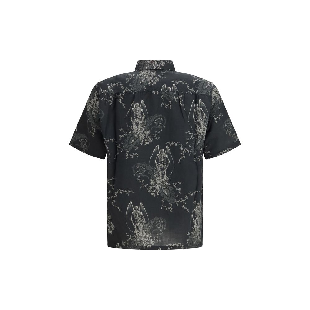 Our Legacy Gray Cotton Pattern Shirt - SS26