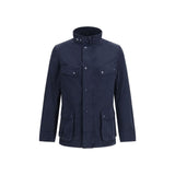 Veste longue Barbour International en coton bleu