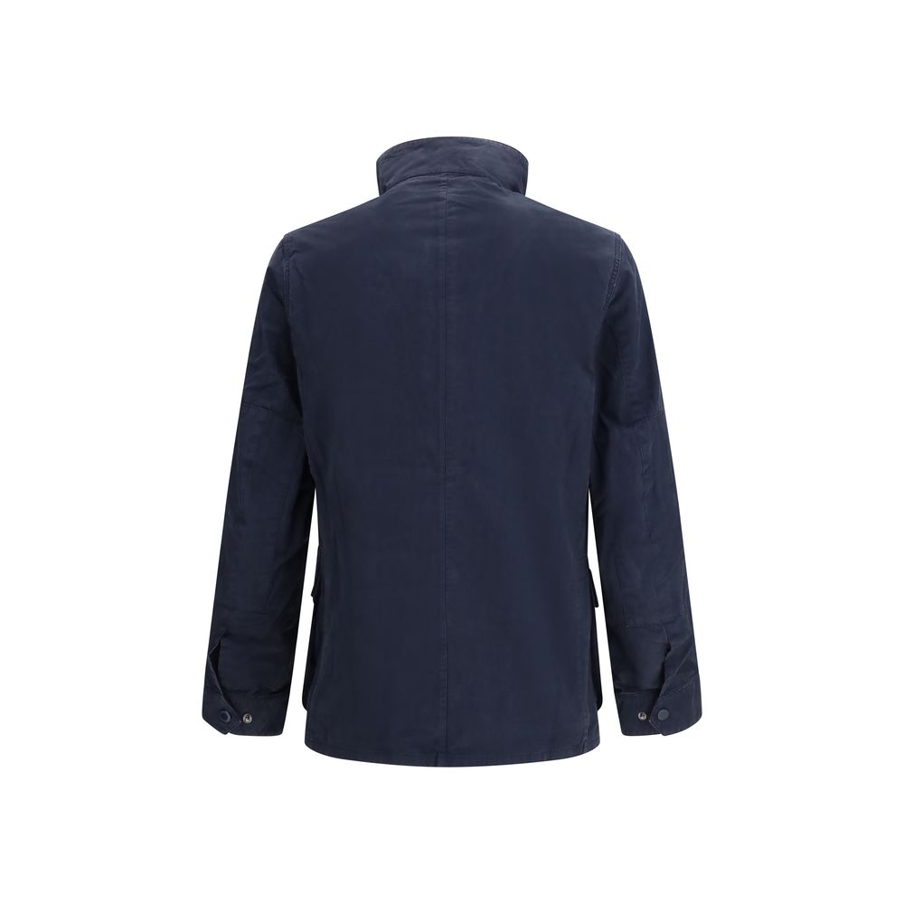 Veste longue Barbour International en coton bleu