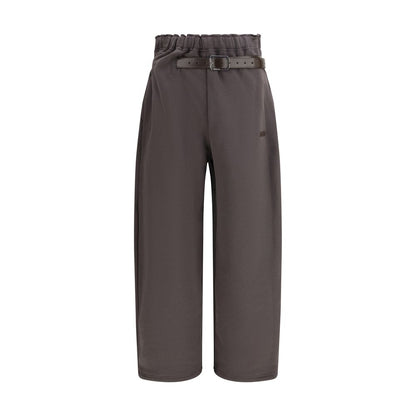 Magliano Bruine Katoenen Sportbroek