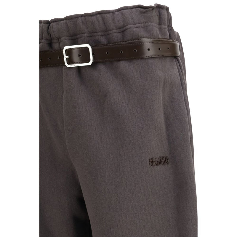 Pantalons de Sport en Coton Marron Magliano