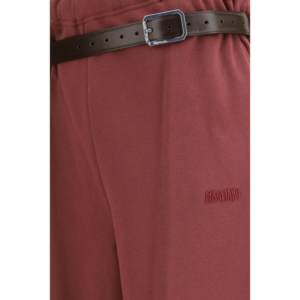 Magliano Multicolor Cotton Casual Pants - Buckle-belt Track Pants