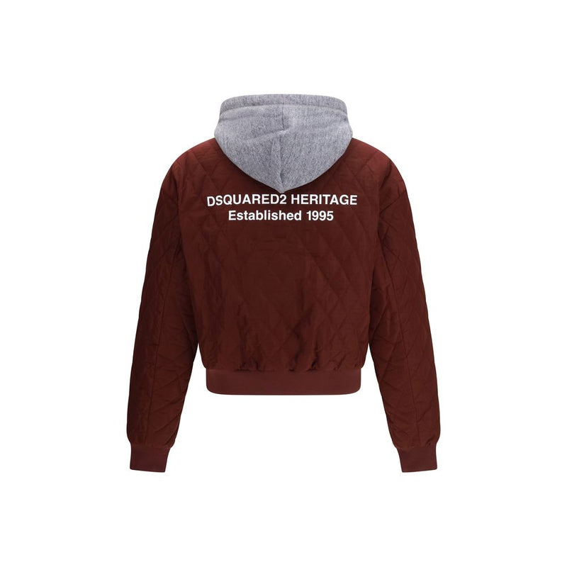 Dsquared² Bordeaux Stoffen Bomber