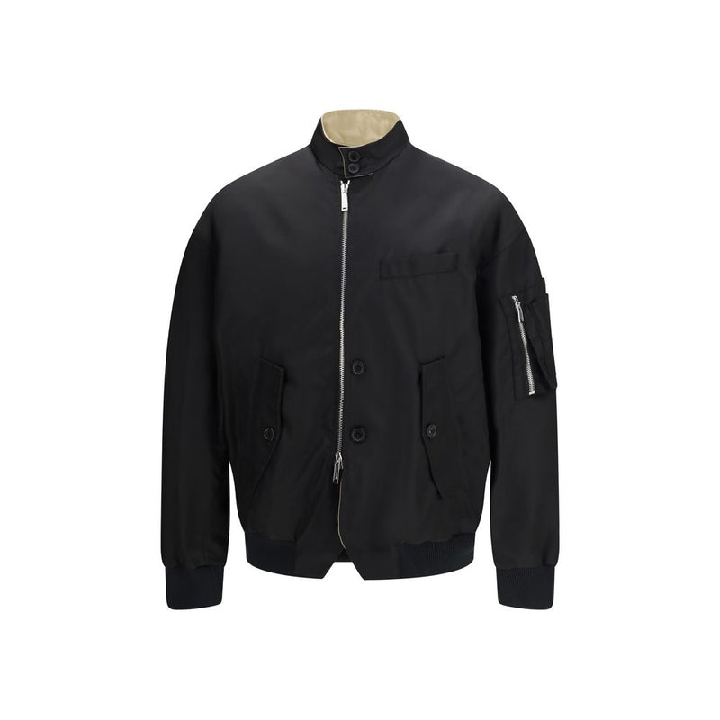 Dsquared² Zwarte Polyamide Bomber