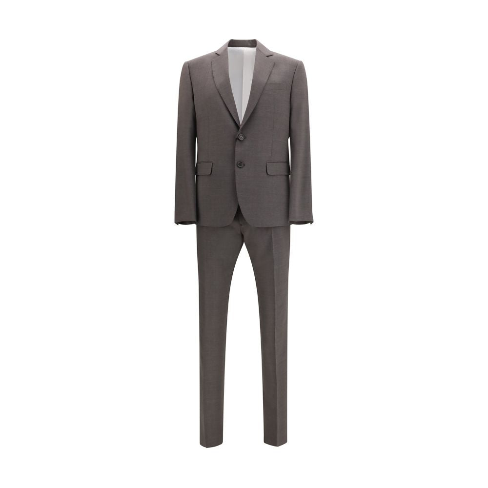 Dsquared² Gray Fleece Wool Two-Piece Suit - Modern Elegance