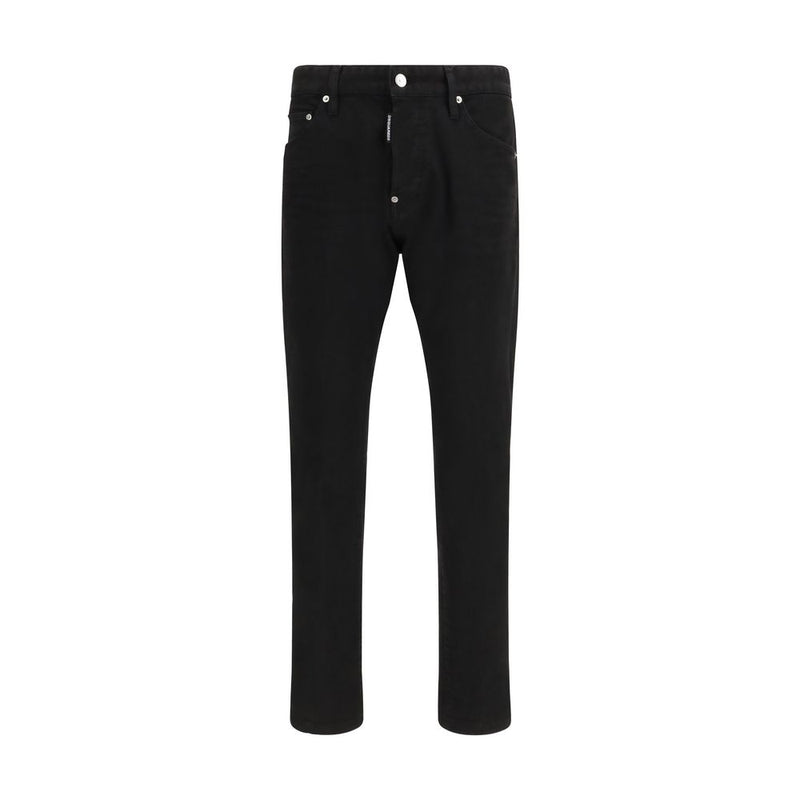 Dsquared² Zwarte Katoenen Slim Fit Jeans
