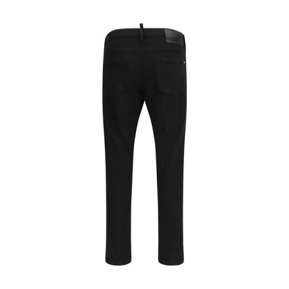 Dsquared² Zwarte Katoenen Slim Fit Jeans