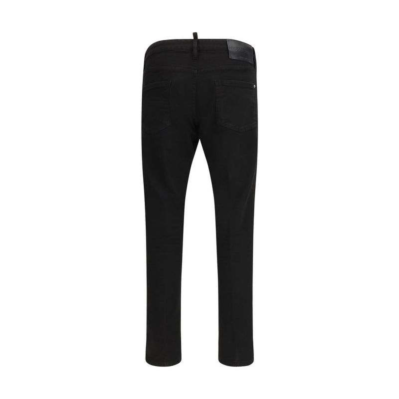 Dsquared² Zwarte Katoenen Slim Fit Jeans