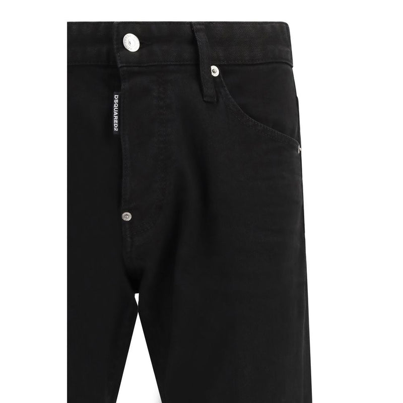 Dsquared² Zwarte Katoenen Slim Fit Jeans