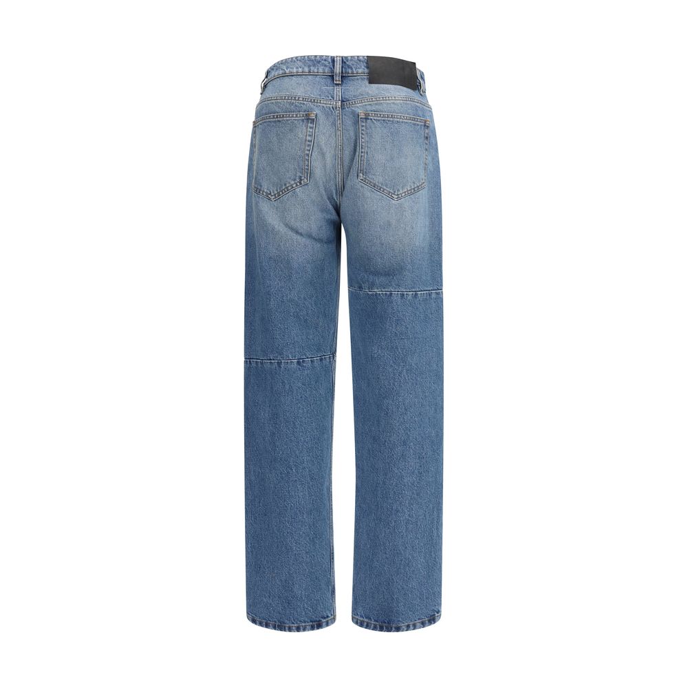 MM6 Blue Cotton Jeans Denim - Modern Fit for Men