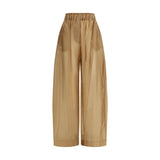 Le dernier pantalon décontracté en Lyocell beige