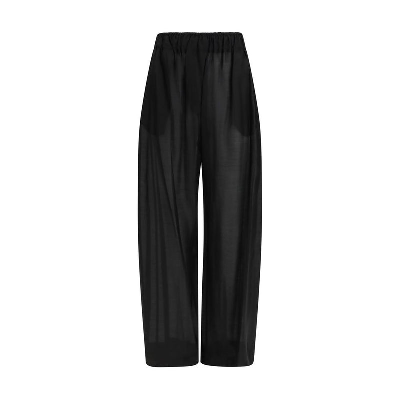 The Latest Dora Black Lyocell Casual Pants for Women