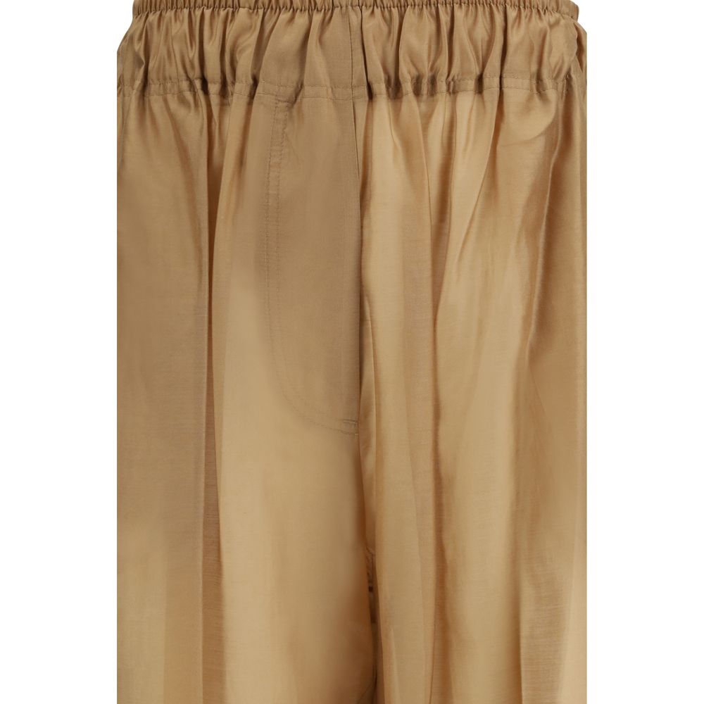 Le dernier pantalon décontracté en Lyocell beige