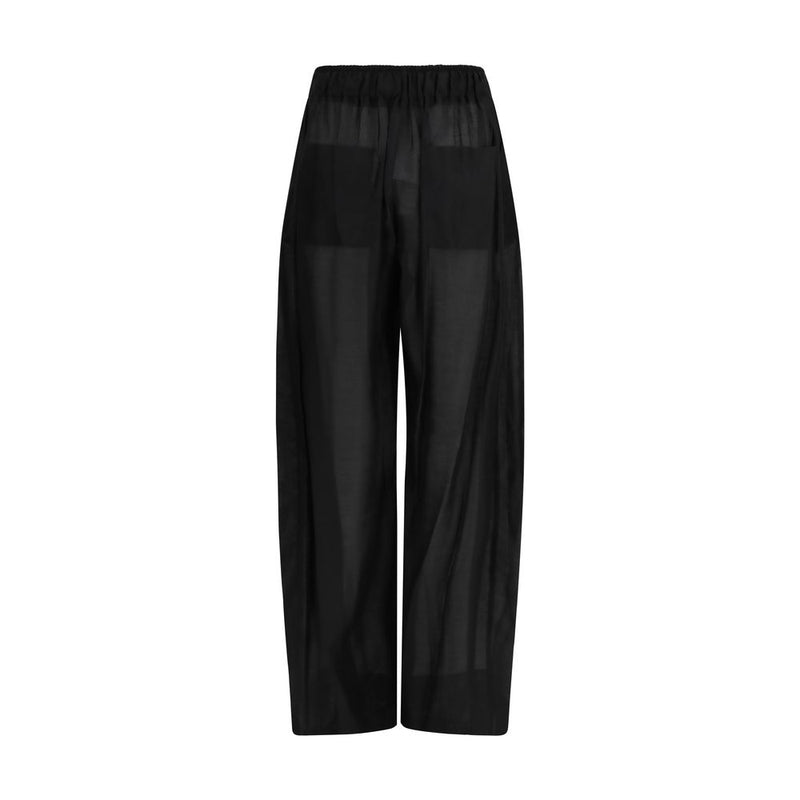 The Latest Dora Black Lyocell Casual Pants for Women