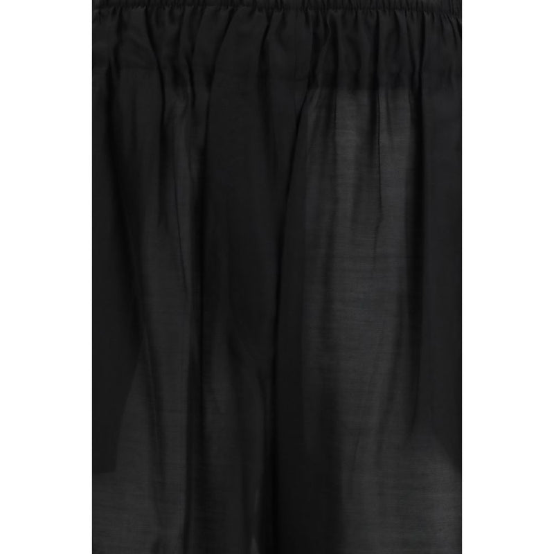The Latest Dora Black Lyocell Casual Pants for Women
