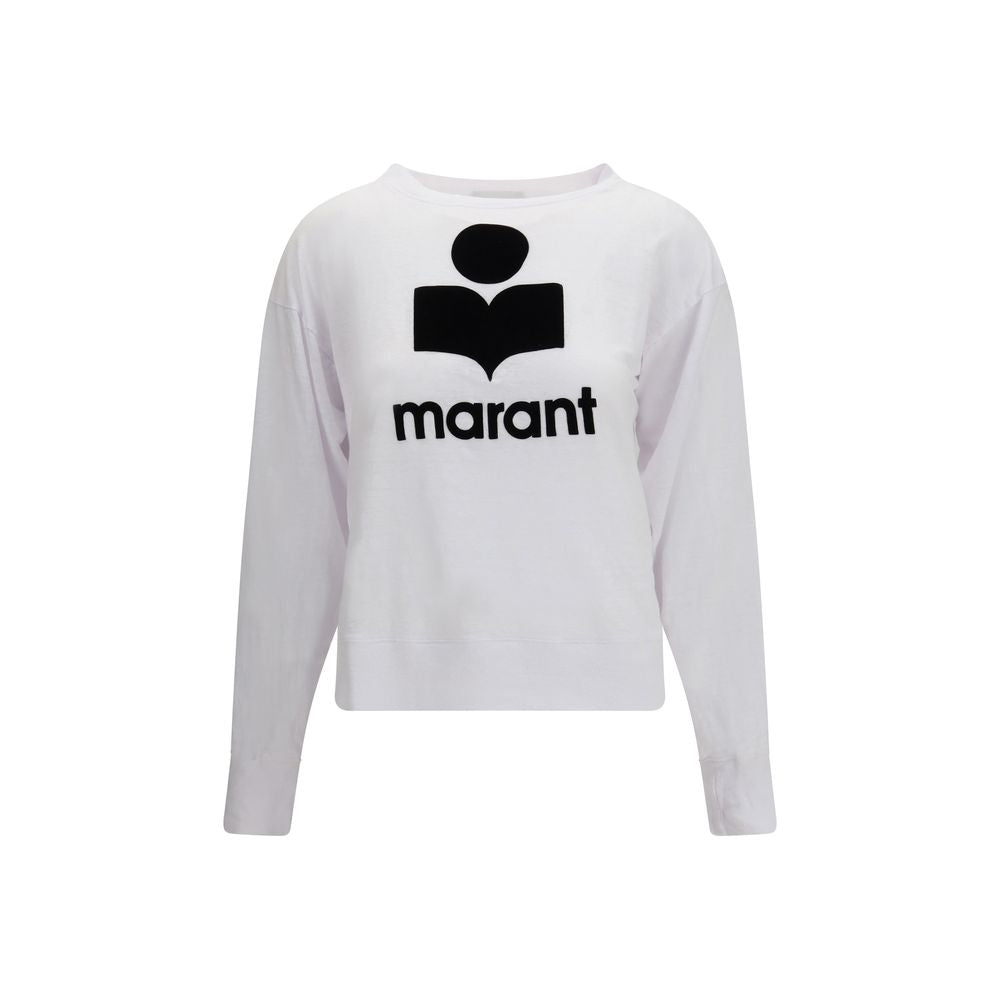 Marant Étoile White Linen Sweatshirt for Women