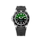Bobroff Black Rubber Sport Watch