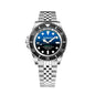 Bobroff Silver Stainless Steel Sport Watch