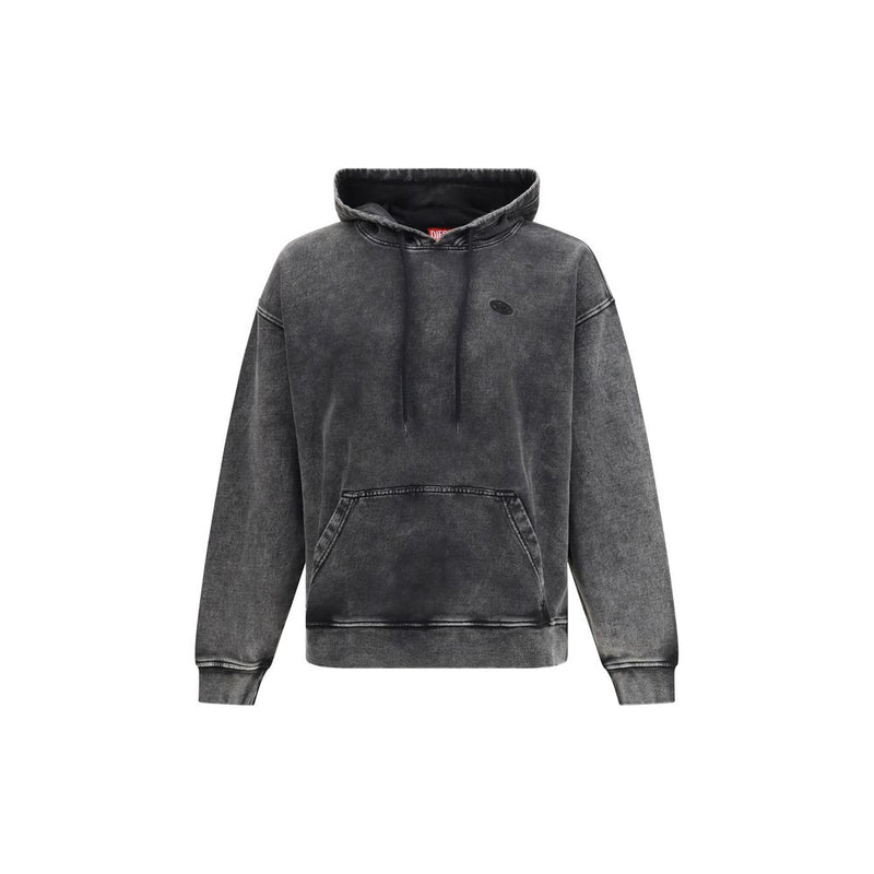 Diesel Zwarte Katoenen Sweatshirt