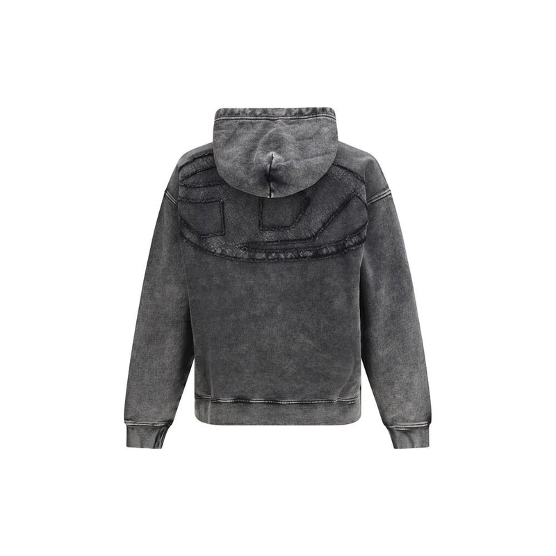 Diesel Zwarte Katoenen Sweatshirt