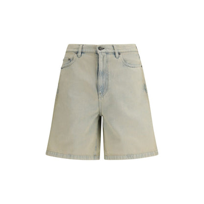 Golden Goose Blauwe Katoenen Bermudashort