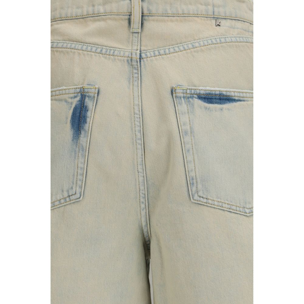 Golden Goose Blue Cotton Bermuda Shorts for Men