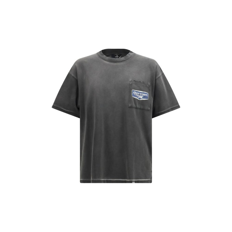 Represent Black Cotton T-Shirt - Nothing Faster