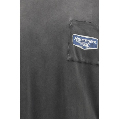 Represent Zwart Katoenen T-shirt