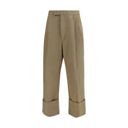 Thom Browne Beige Katoenen Casual Broek