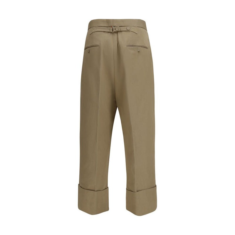 Thom Browne Beige Katoenen Casual Broek