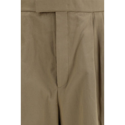 Thom Browne Beige Katoenen Casual Broek
