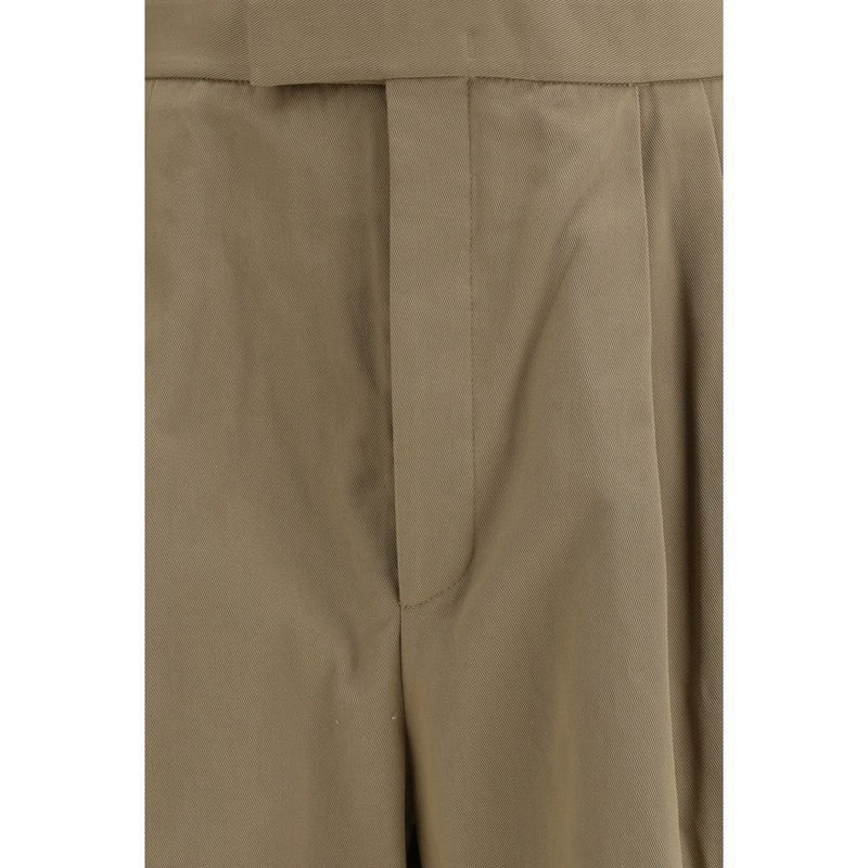 Thom Browne Beige Katoenen Casual Broek