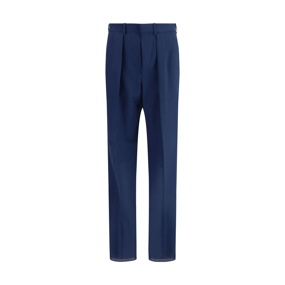Pantalon de costume bicolore en laine Tom Ford